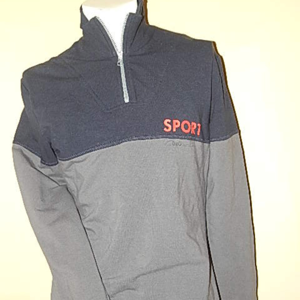 Dolce & Gabbana 1/4 Zip  Men Pull Over Sweat Shirt
